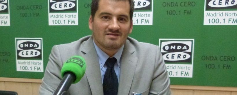 Ramiro Diaz durante su entrevista en Onda Cero el día del evento
